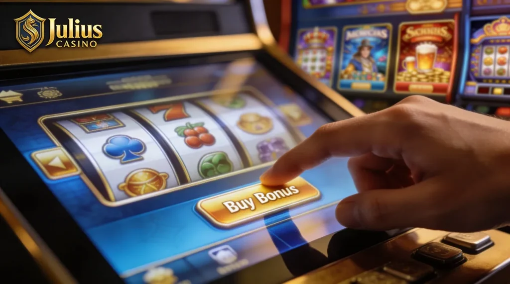 Dove consultare le slot con funzione Buy Bonus su Julius Casino Online?