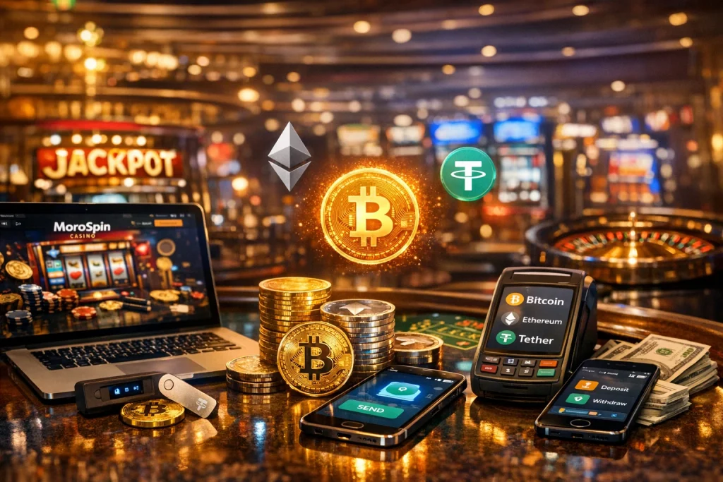 MoroSpin Casino: pagamenti in criptovaluta, depositi e prelievi MoroSpin Casino: pagamenti in criptovaluta, depositi e prelievi